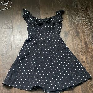 ZARA polka dot mini dress